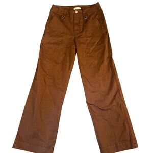 Habitual Women’s Wide Leg Pants Brown Size 10/30 High Rise Trousers Boho Casual